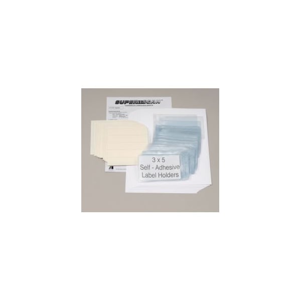 Self Adhesive Label Holder 5"W X 3"H (50 pcs/pkg)